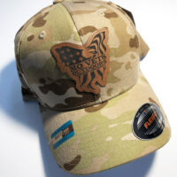 Mo Vets Outdoors Fitted Leather Patched Hat
