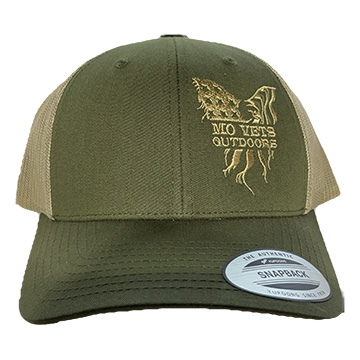 Mo Vets Outdoors Embroidered Hat - Loden & Tan